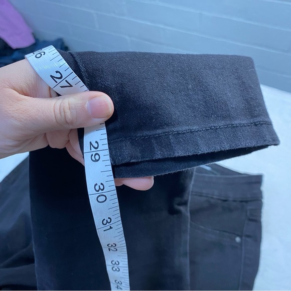 Jones New York Black Jeans Denim Essex Skinny Stretchy Pants PreOwned - Picture 8 of 12